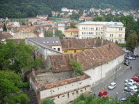 vedere oras medieval  Brasov